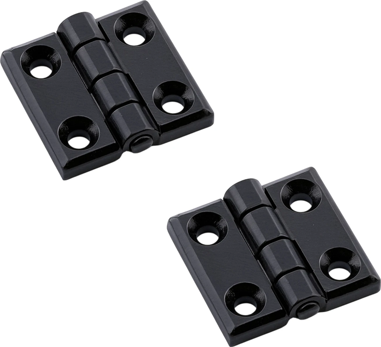 Siyah Metal Mini Yaprak Menteşe 30X30MM Dayanıklı Mobilya Kapı Dolap Çekmece Kapak Aksesuar Bağlantı