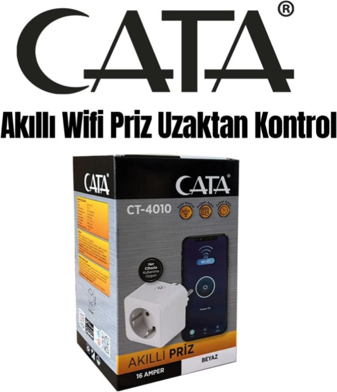 CT-4010 Akıllı Wifi Priz Uzaktan Kontrol