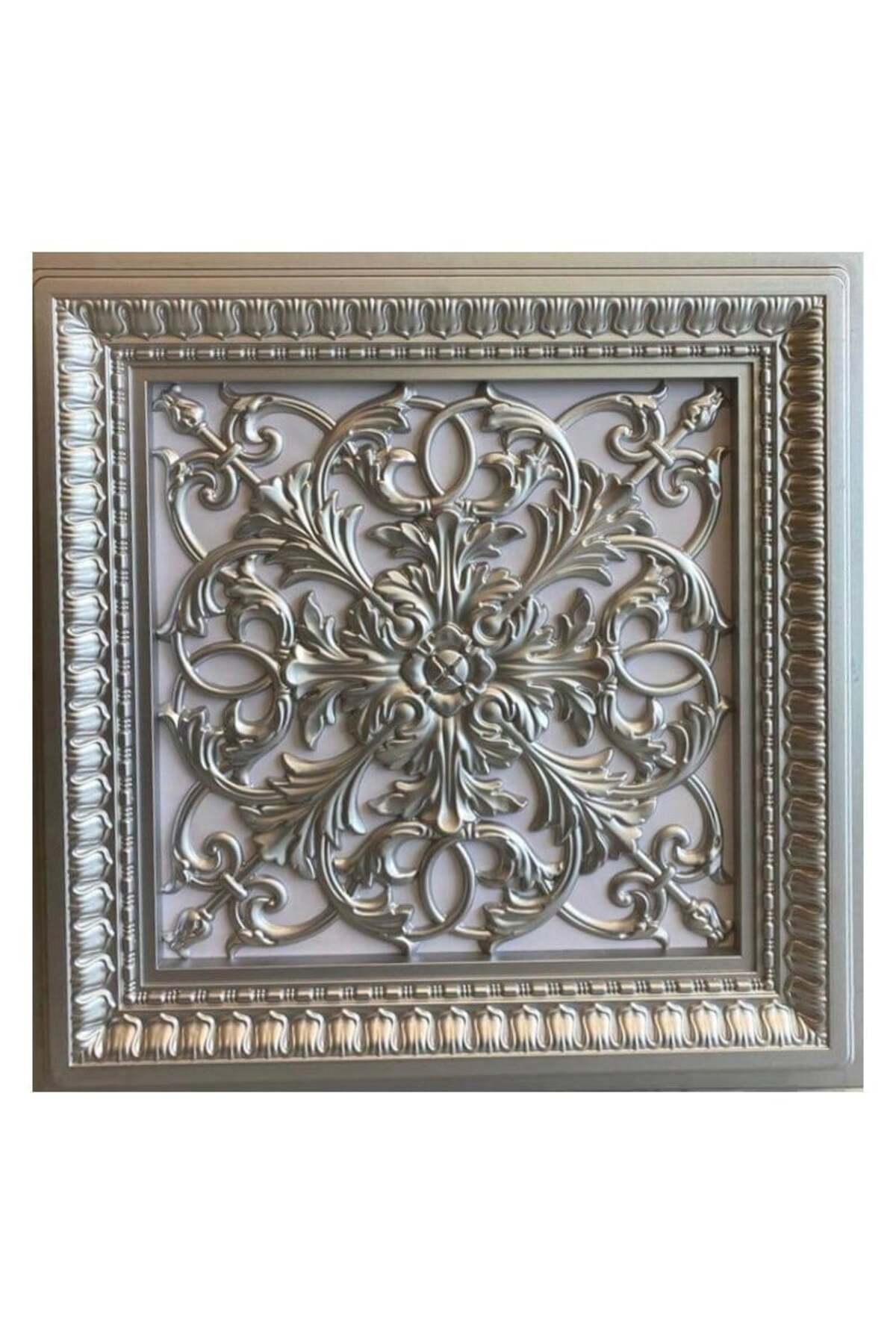 60X60 CM ASMA TAVAN UYUMLU LED DÖŞENEBİLİR AVANGARDE TAVAN PANELİ-GÜMÜŞ RENK