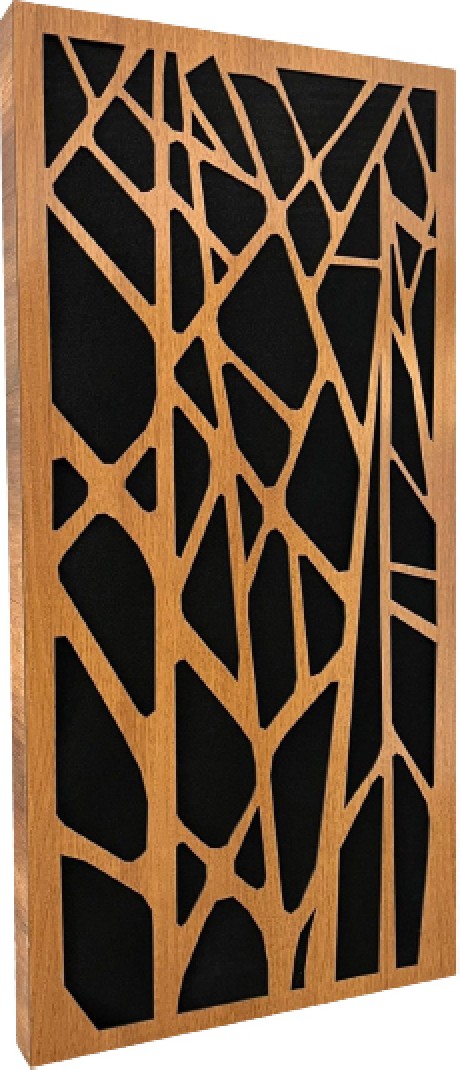 60*120 cm Ahşap Difüzör Akustik Panel Naturel