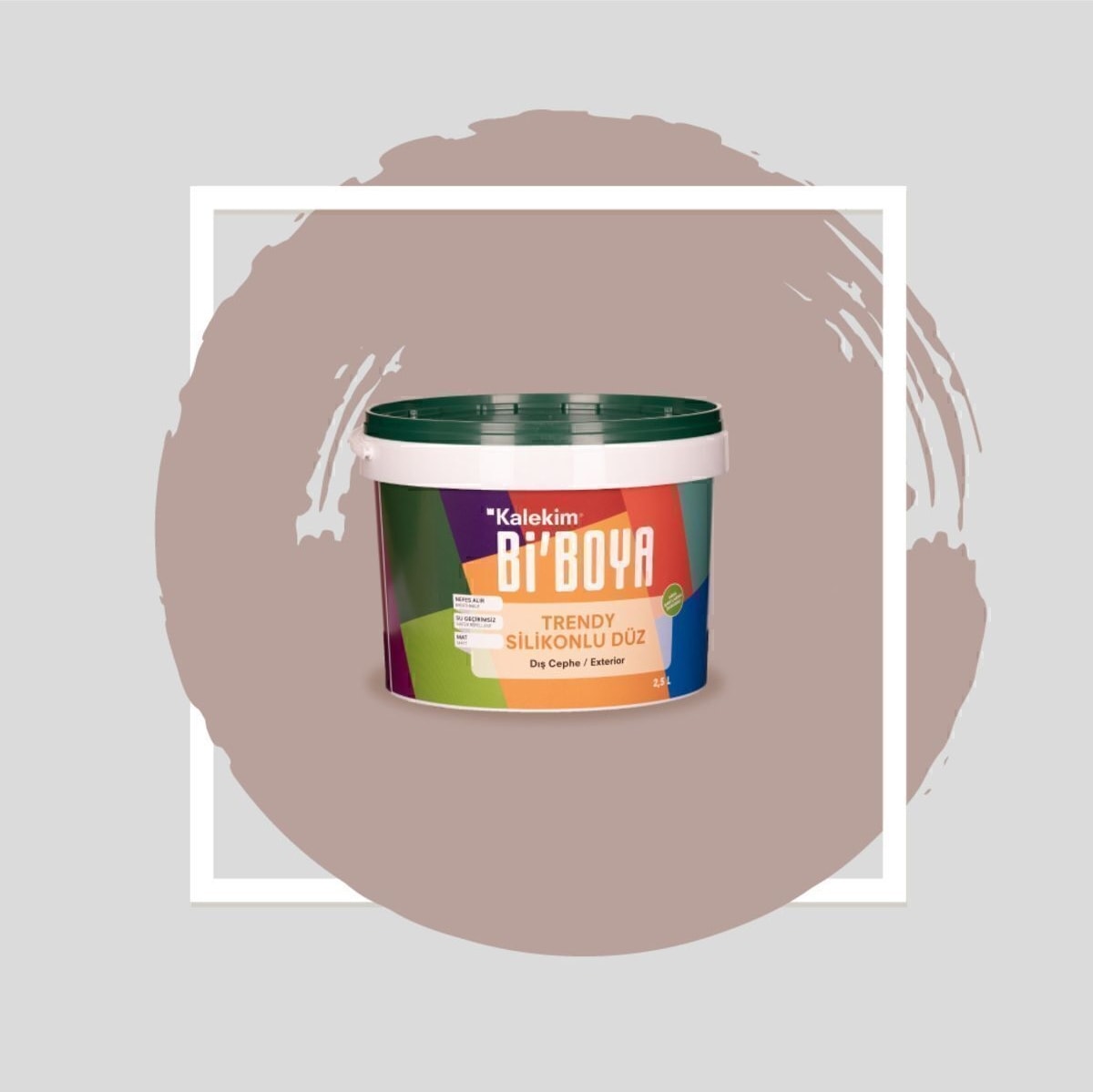 Silikonlu Dış Cephe Boyası 2.5 Lt 4481