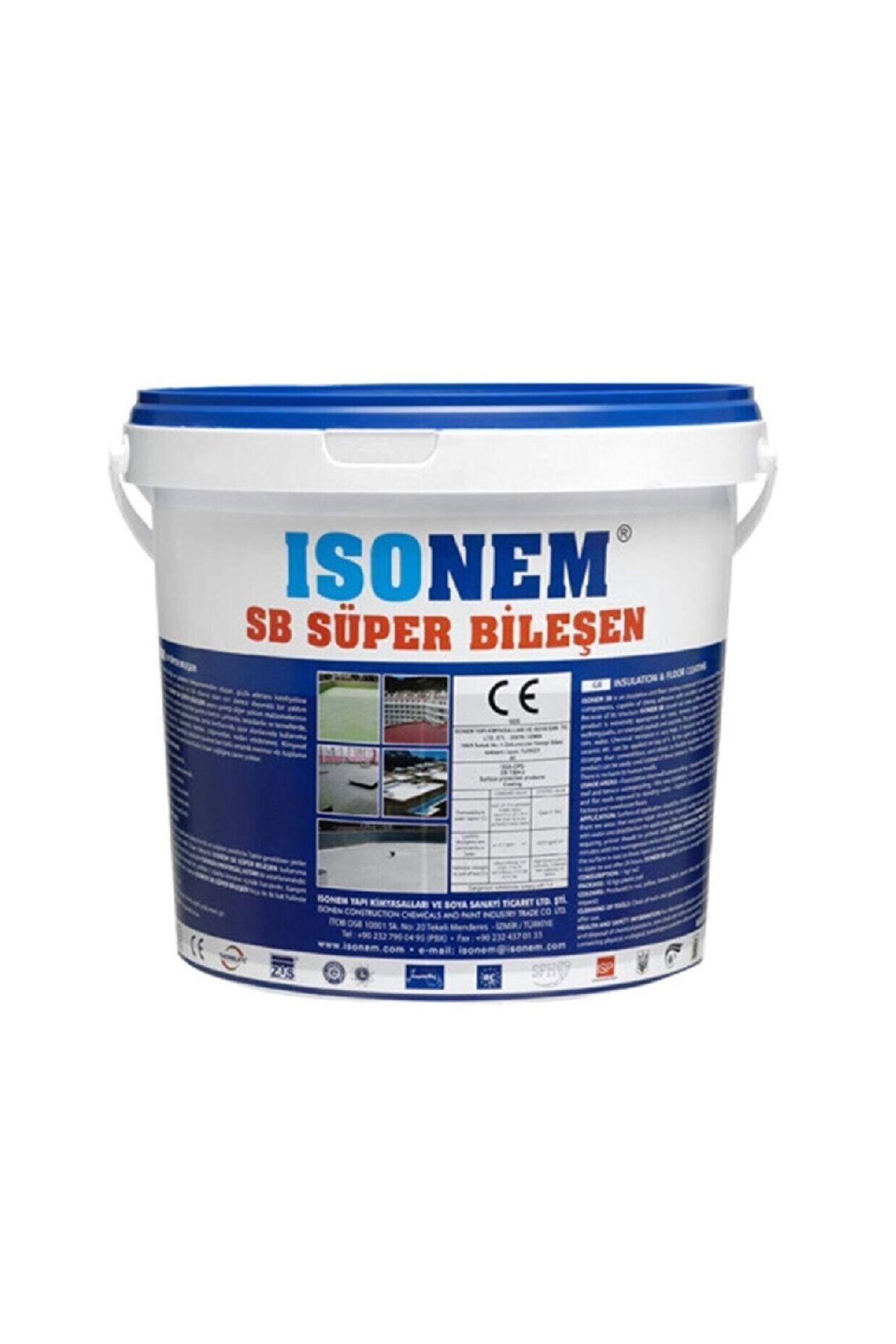 Isonem Sb Süper Bileşen Uv Dayanımlı Su Yalıtımı 5 Kg - Gri