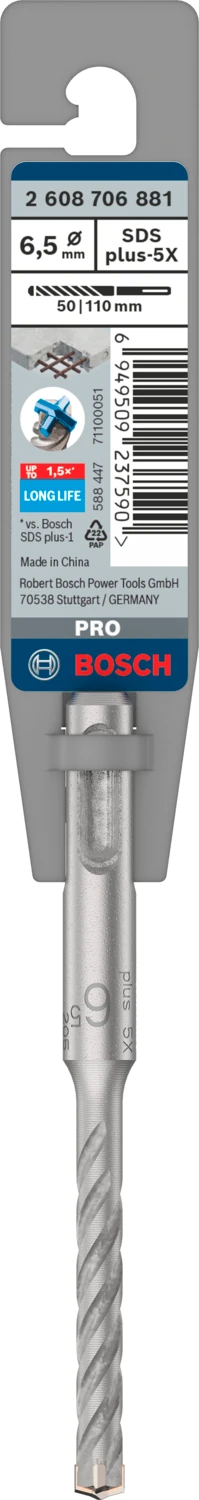 Pro Sds-Plus-5x Kırıcı Delici Ucu 6,5*110 mm 1'li