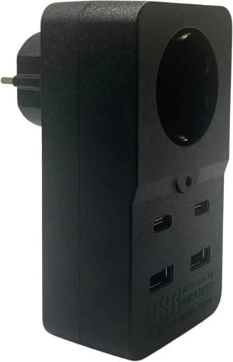 Isıya Dayanıklı Termal Akım Korumalı 1 Priz Girişli 2 USB Girişli 2 Type-C Girişli Pirz