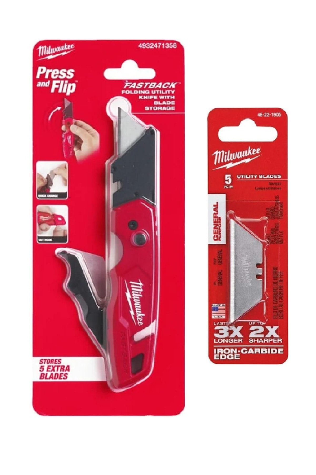 Fastback Kompackt Maket Bıçağı + Yedek Uç 5'li