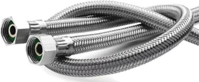 Hortum Çelik Klozet Bağlantı Hortumu 3/8x3/8'' 30 cm
