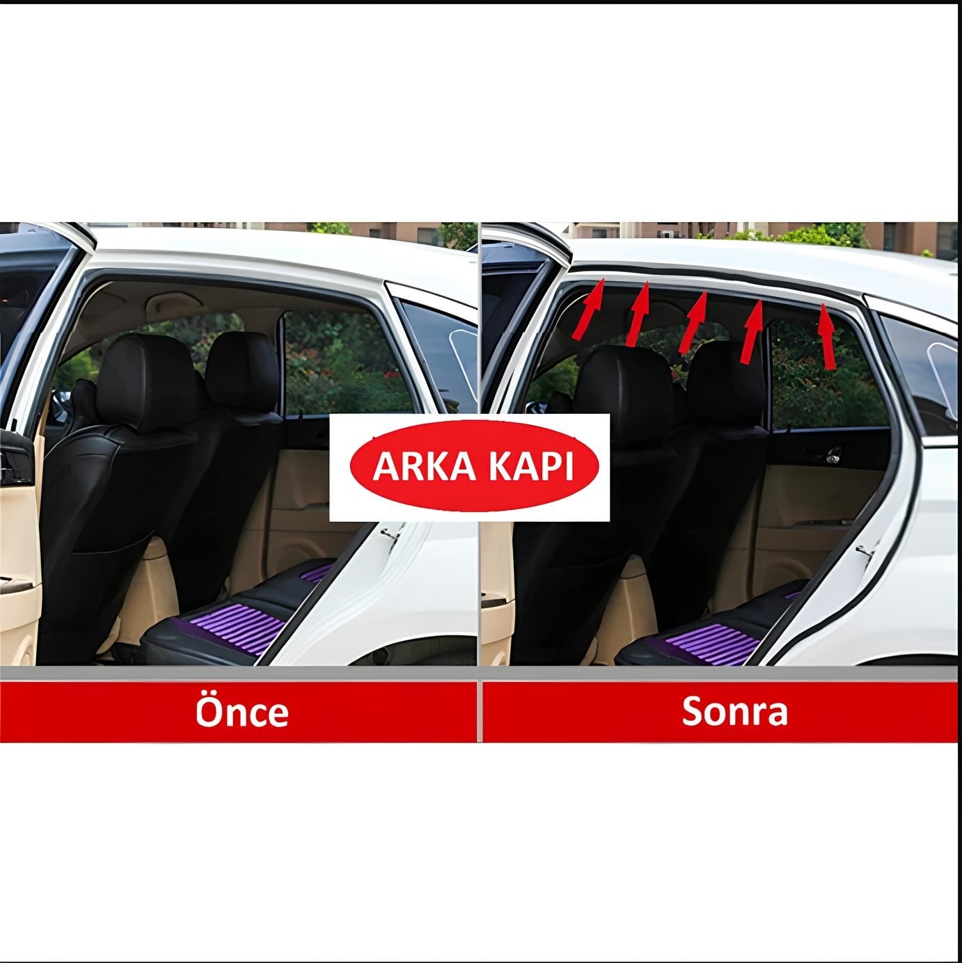 Bütün Araçlar Oto Kapı Bagaj ve Kaput Için Ses Isı ve Toz Yal. Metre Araba Contası Araç Yalıtımı