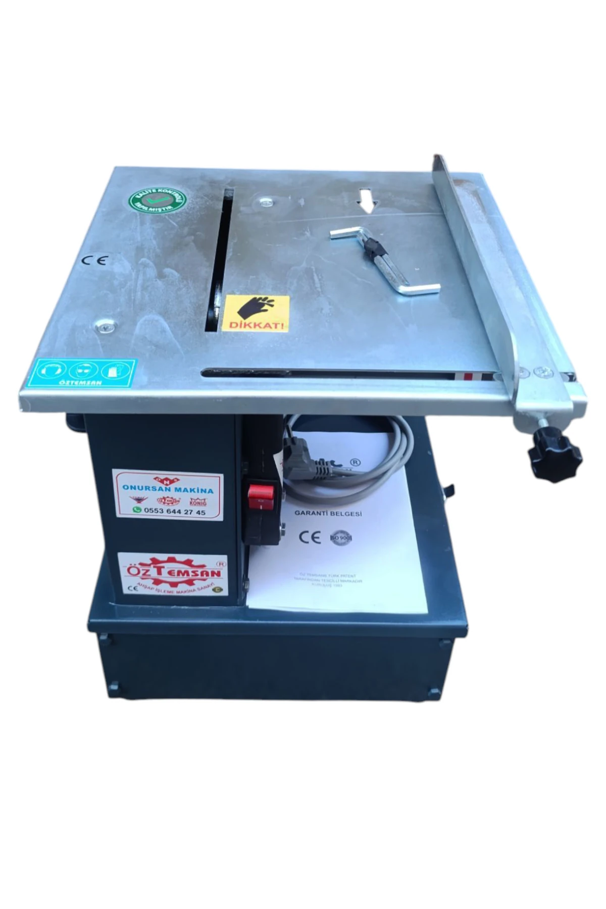 Tozsuz Laminat Parke Kesme Makinesi Düz Kesim 1.5hp 250lik (TESTERESİZ)Özel Üretim