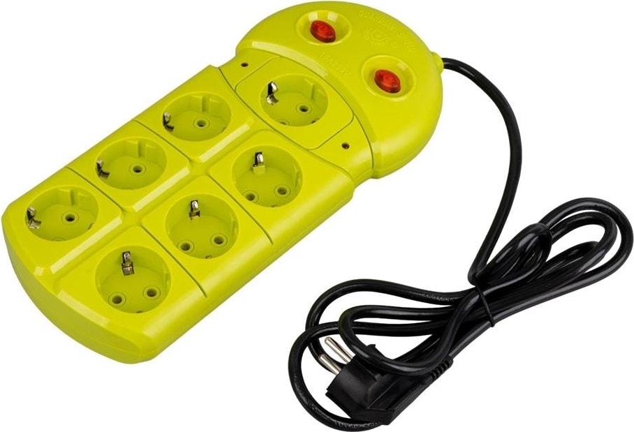 VE-970 1.5 Metre Kablolu 7'li Grup Priz