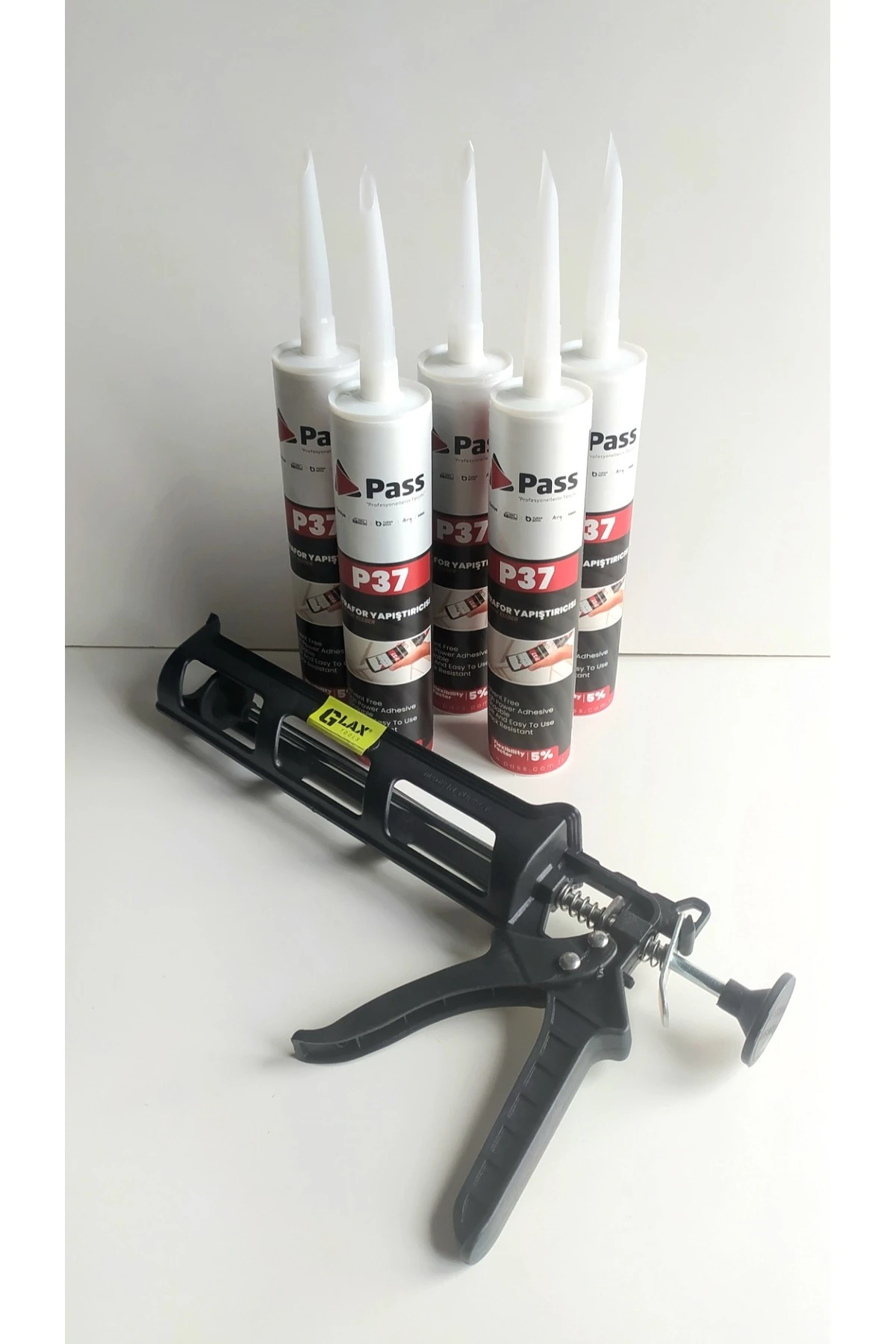 5 Adet Strafor Stropiyer Kartonpiyer Duvar Paneli Süpürgelik Yapıştırıcı Silikon Tabancası