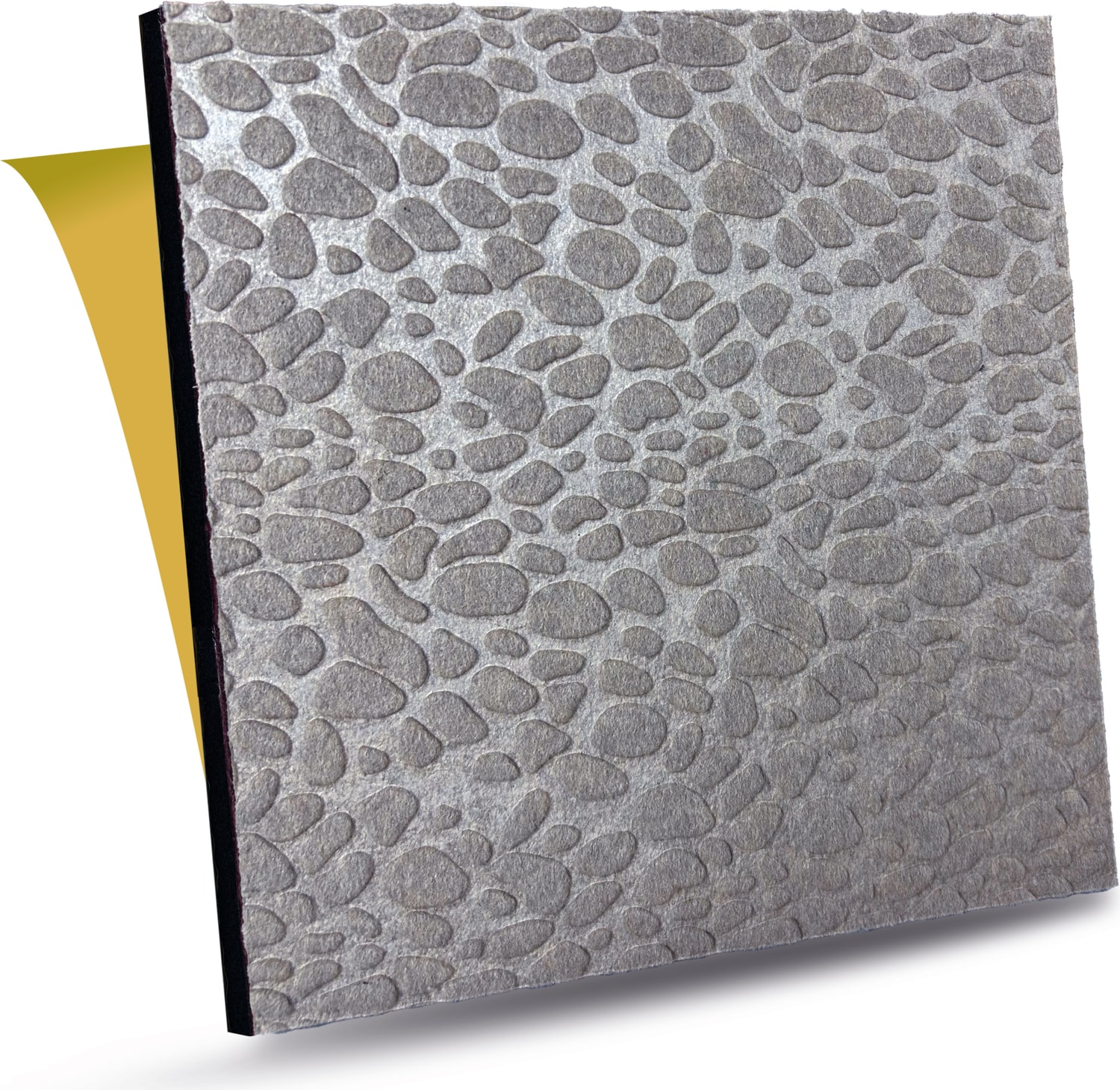 Gri Embos Keçe Ses ve Isı Yalıtım Paneli 40X40 cm