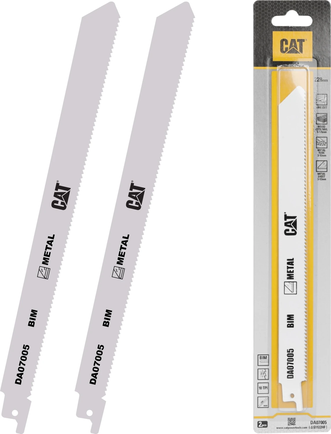 DA07005 228MM 2 Parça Profesyonel Metal/çivili Ahşap Kesme Tilki Kuyruğu Testere Ucu