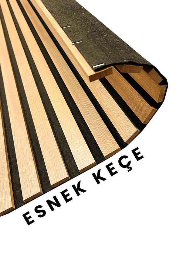 Mdf Ahşap Akustik Duvar Paneli 100x280 Cm ( Safir Meşe )