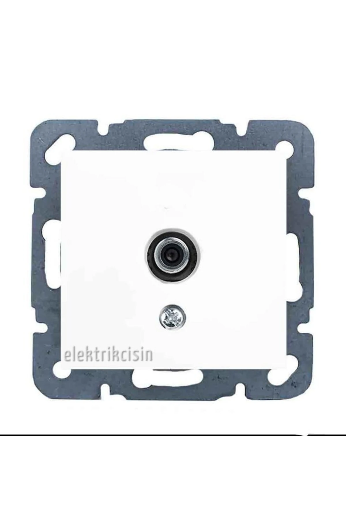 Meridian Beyaz Uydu Prizi F Konnektörlü (sonlu) (çerçeve Hariç) 1 Adet