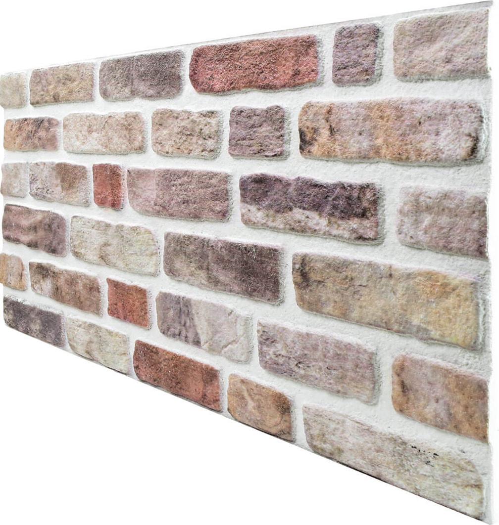 5 Adet (2,5m2) x Tuğla Desenli 3 Boyutlu Renkli Strafor Köpük Duvar Kaplama Paneli (BR-565)