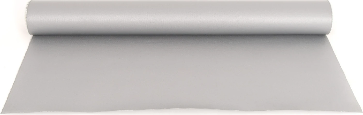 CAM ELYAF KUMAŞ ÇİFT TARAFI SİLİKON KAPLI GRİ RENK (EN:1 MT BOY: 1 MT)