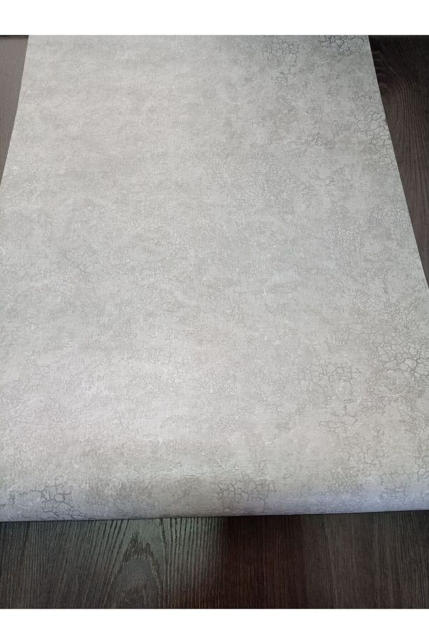 Kendinden desenli gümüş detaylı silinebilir duvar kağıdı 53 cm genişliğinde 10 metre uzunluğunda