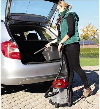 Islak/kuru Endüstriyel Süpürge Tc-Vc 1815 S (1250 W, 15 L Paslanmaz Çelik Hazne, 36 mm Hortum Sistemi, Aksesuar Tutucu, Kombine Başlık) - 2342390