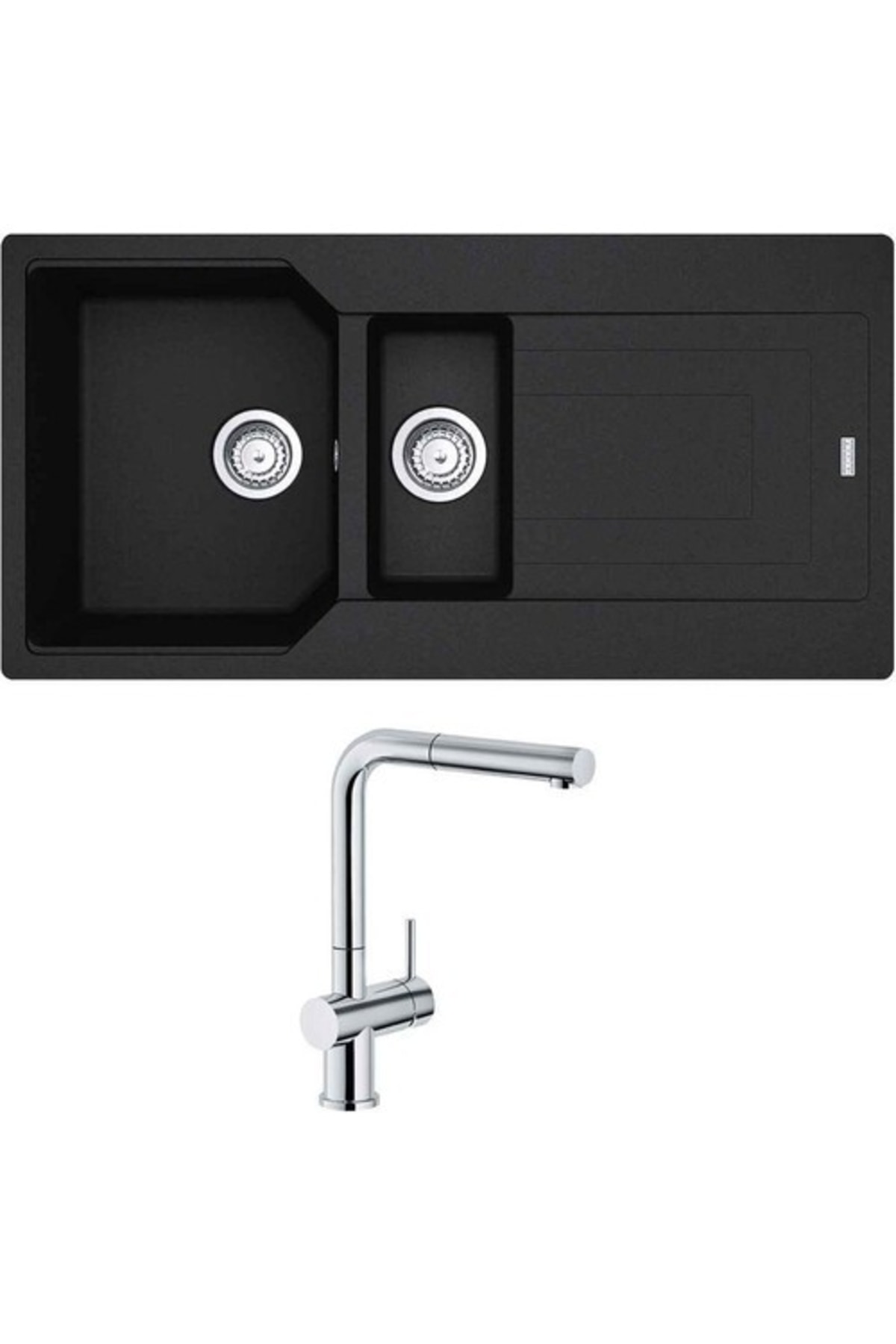 Urban Ubg 651-100 Granit Nero Evye, Active Plus Doccia Krom Armatür