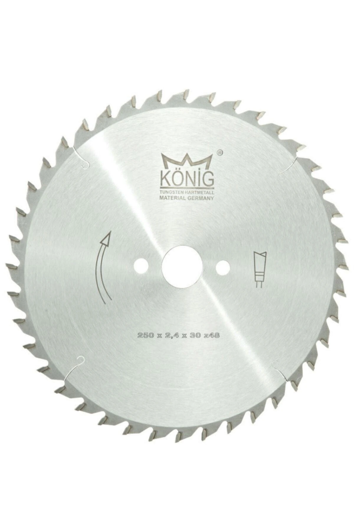 250*2,4*30 Z: 48 Masif Ince Kesim Elmas Daire Testeresi