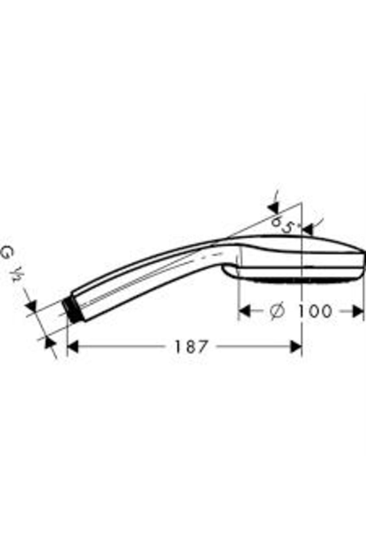 Croma Select E 1 Jet Ecosmart Beyaz Krom El Duşu Multi