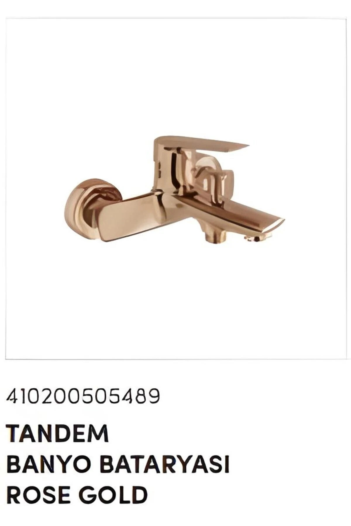 TANDEM BANYO BATARYASI ROSE GOLD(BRONZ)