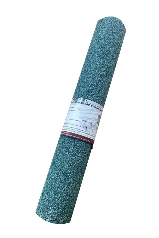 50x280cm 1 Adet Petrol Yeşili Folyolu Yapışkanlı Yalıtımlı Boyanabilir Duvar Paneli Kağıdı RDA19