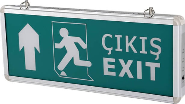 Ct-9174 Ledli Exıt Armatür - Acil Çıkış Levhası (3 Saat Şarjlı)