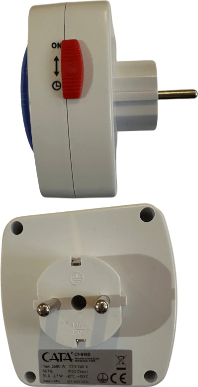 CT-9180 3680W 16 Amper Mekanik Zaman Saati (4 Adet)