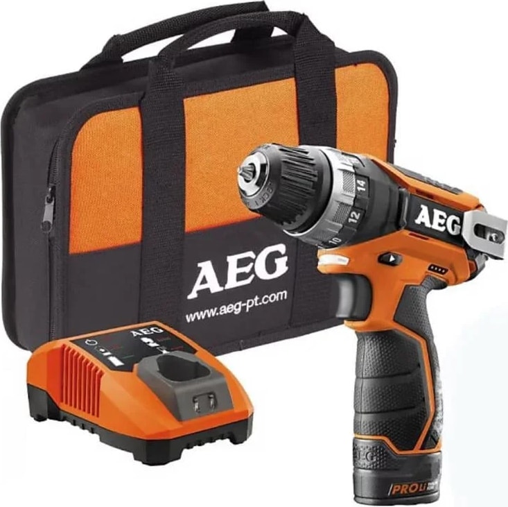 AEG  Bs 12 C2 Li 2 Ah Tek Akülü Matkap