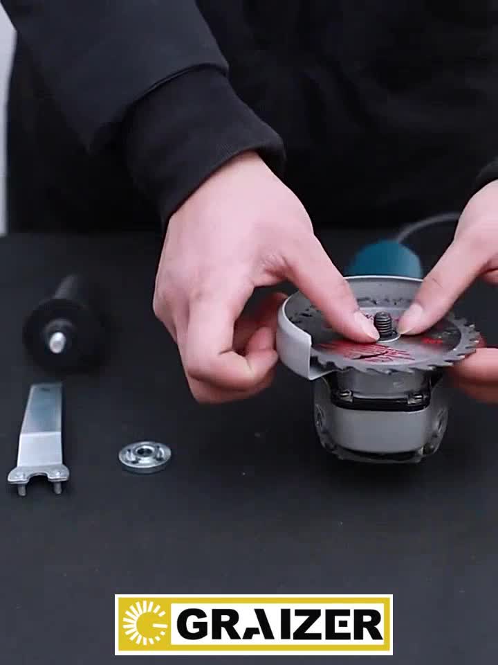 Alman 3000 Watt Devir Ayarli Sjs Çift Metal Dişli Şanzuman Demir Metal Kesme Taşlama Makinesi 125 Mm