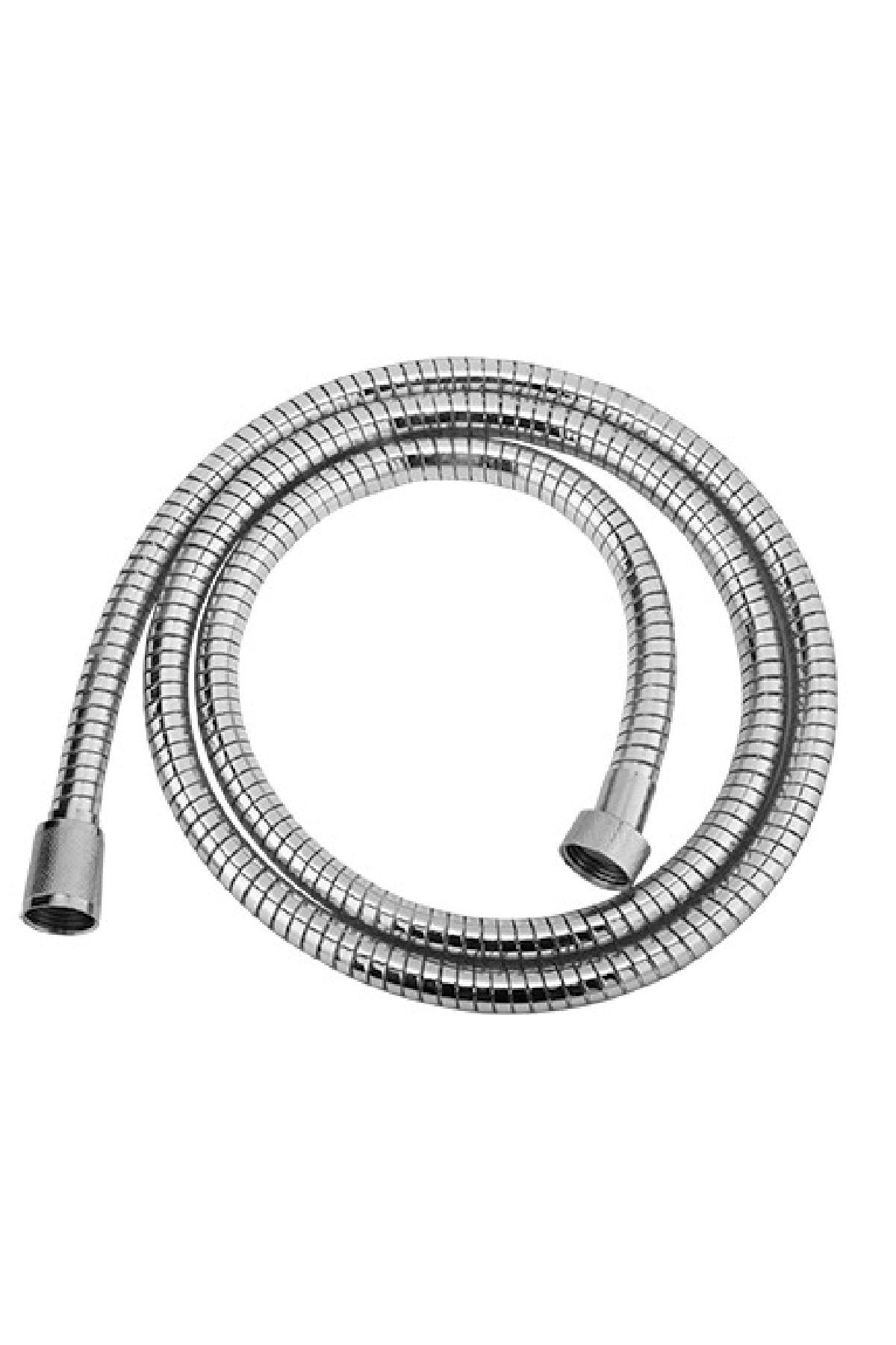 Shine Krom Paslanmaz Duş Başlığı + Duş Hortumu + Mafsal Duş Takımı Duş Seti