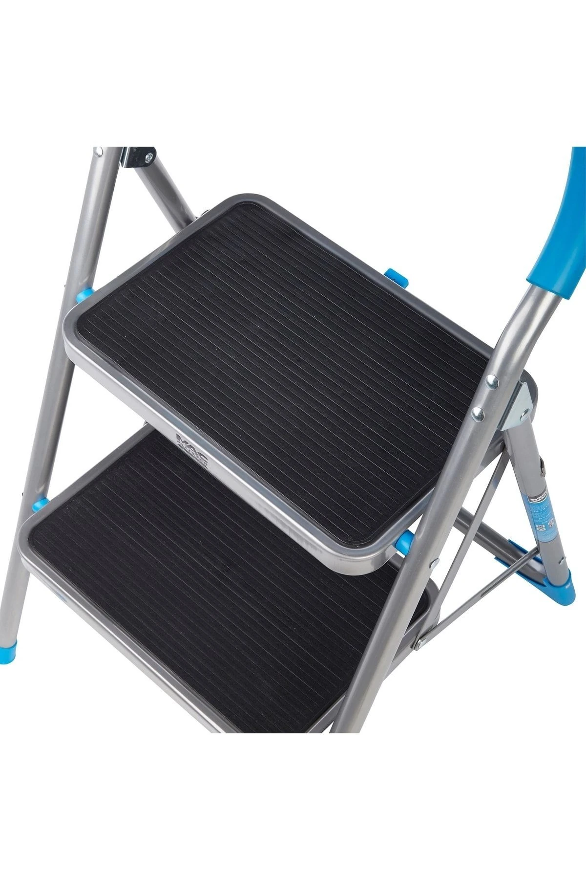 Katlanabilir Ev Ofis Için Merdiven Katlanır 2 Basamaklı Metal Geniş Basamaklı Mutfak Merdiveni