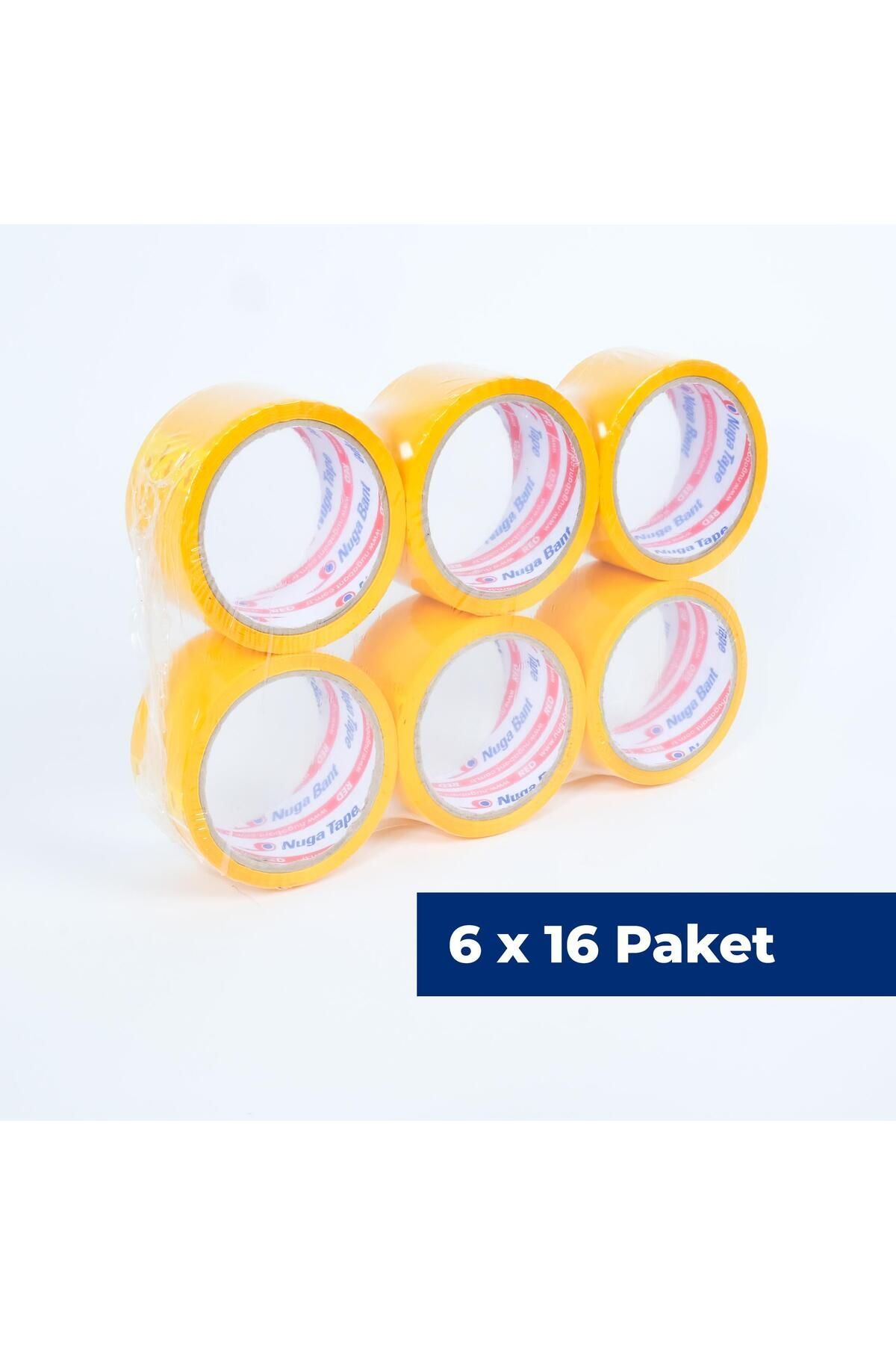 45 Mm X 40 Mt Sarı Koli Bandı 96 Adet