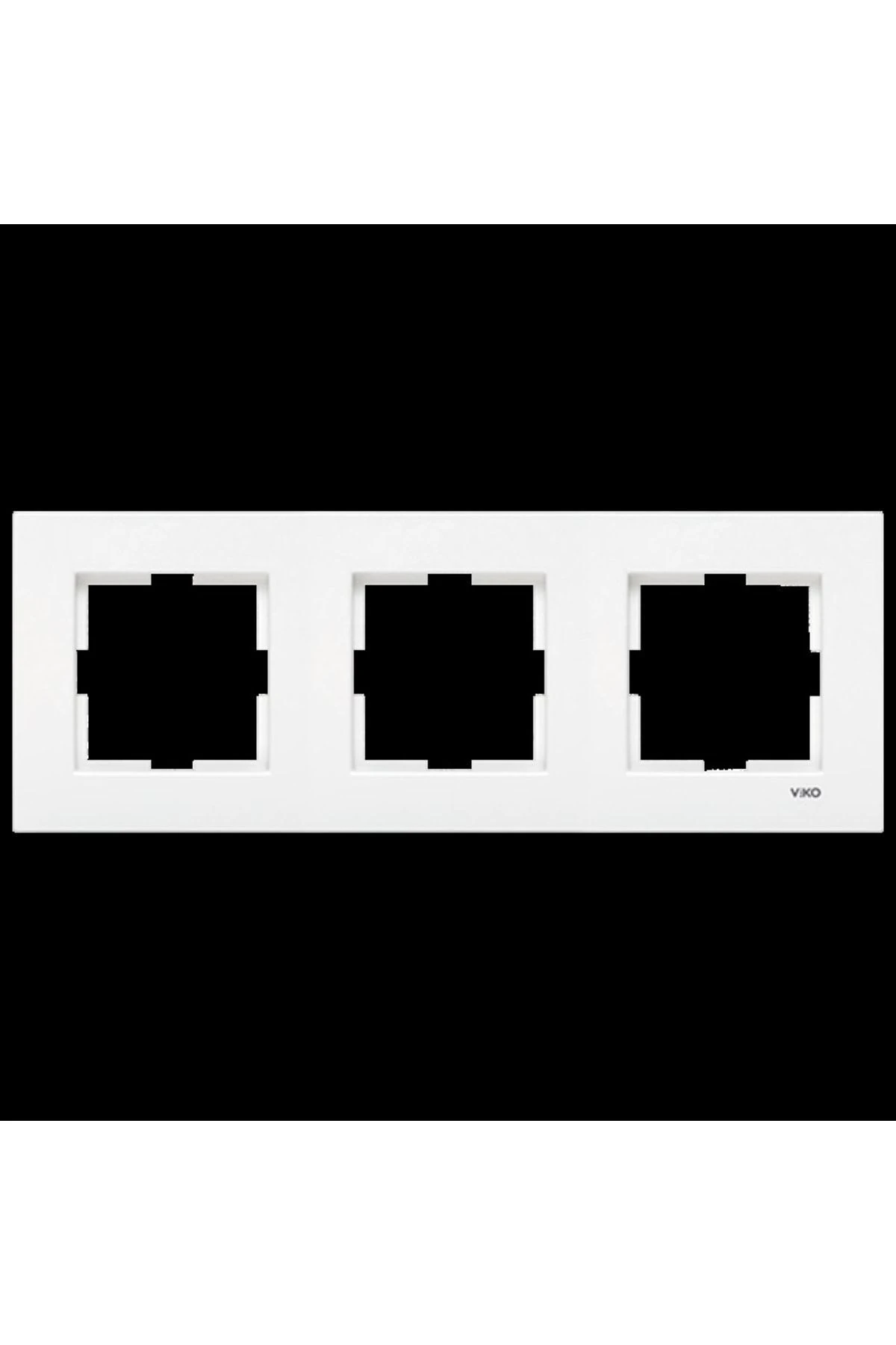 Viko Karre Beyaz 3Lü Çerçeve