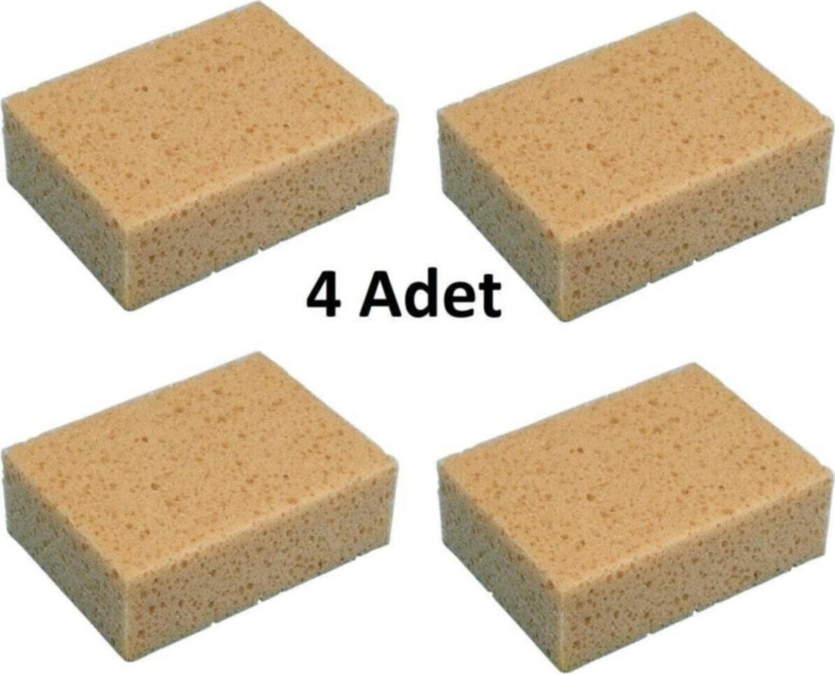 4 Adet Yıkama ve Parlatıcı Süngeri 4 Adet