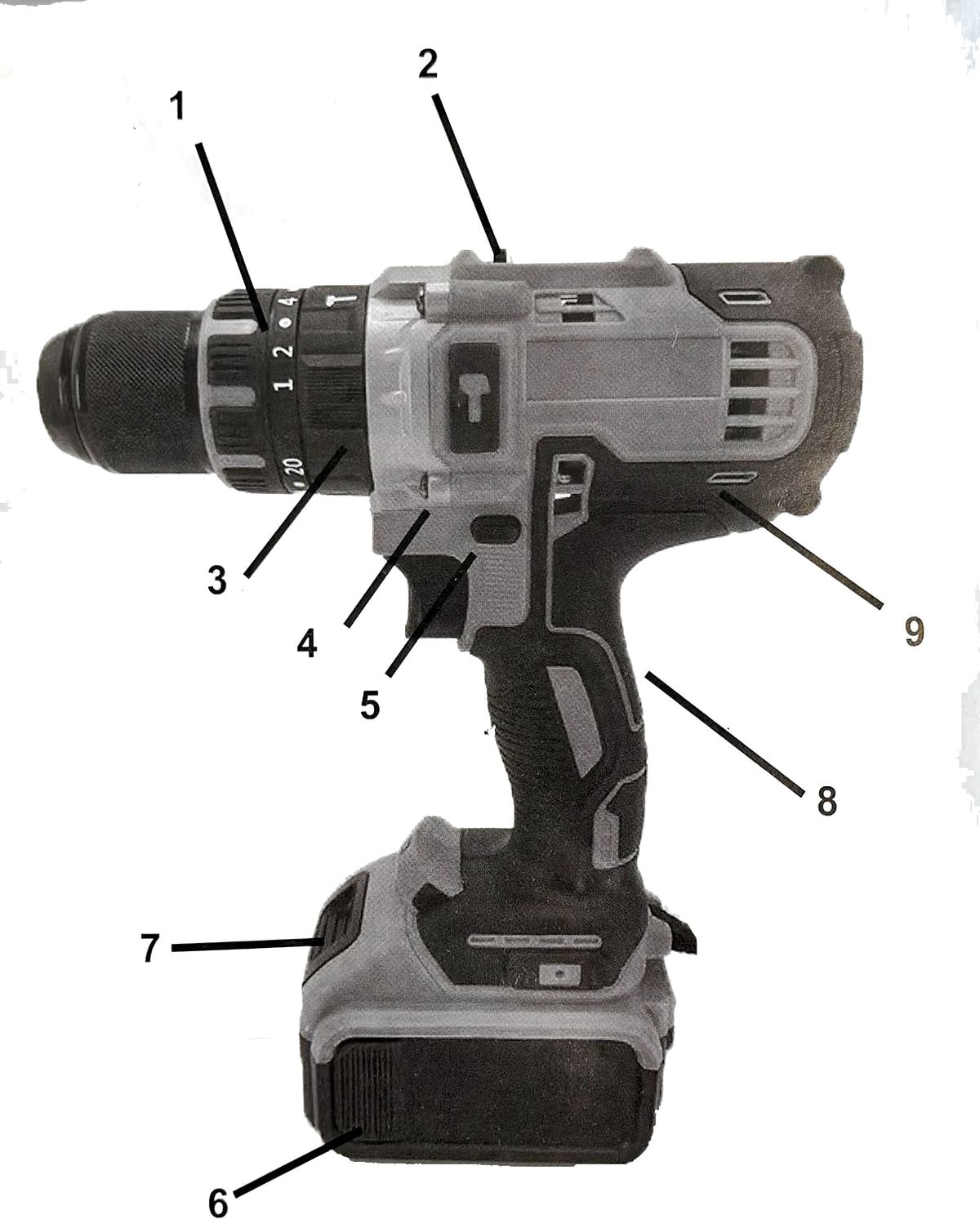 36V Dw 13MM Çelik Mandren Vidalama ile Güçlü Bağlantı