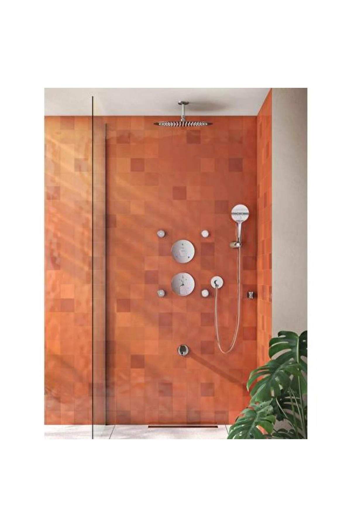 Artema Banyo Bataryası, Ankastre, Termostatik (V-Box Sıva Üstü Grubu) Krom, A42694