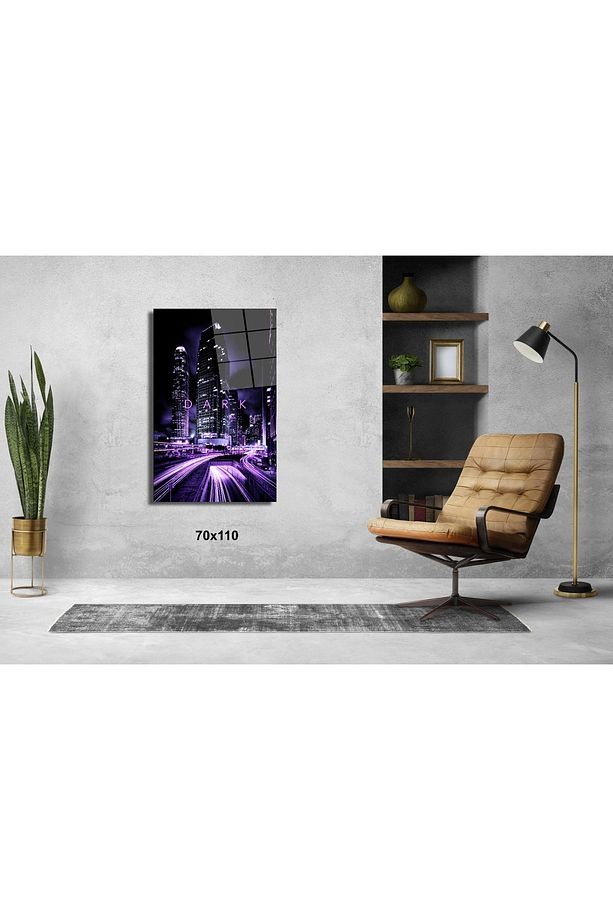 Dark Neon Cam Tablo #PCT0752