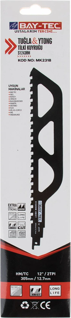 Tuğla-Ytong Tilki Kuyruğu 305 mm S1243HM MK2318 5746