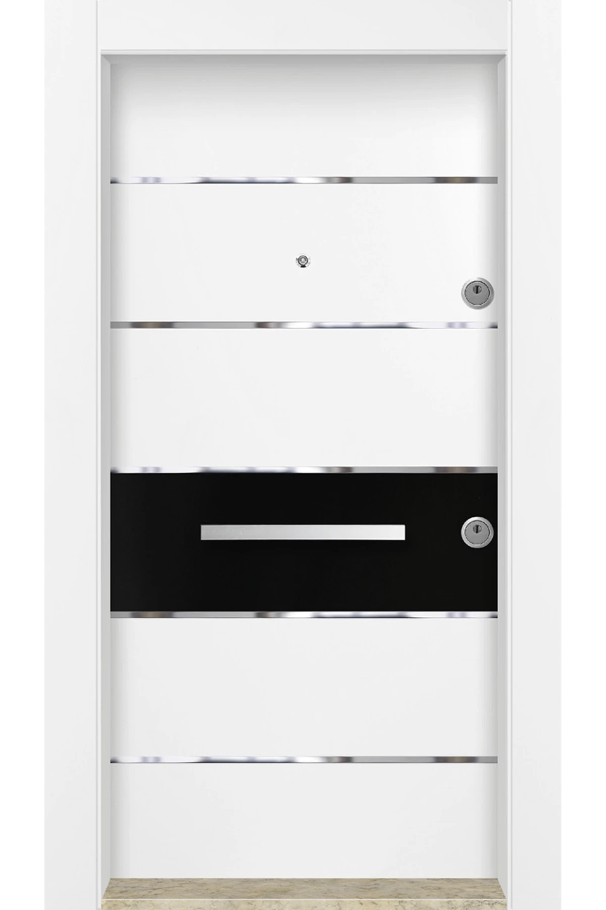 Dış Iklim Kapısı, Yağmura Güneşe Dayanıklı Çelik Kapı, Mn-6029 Sol