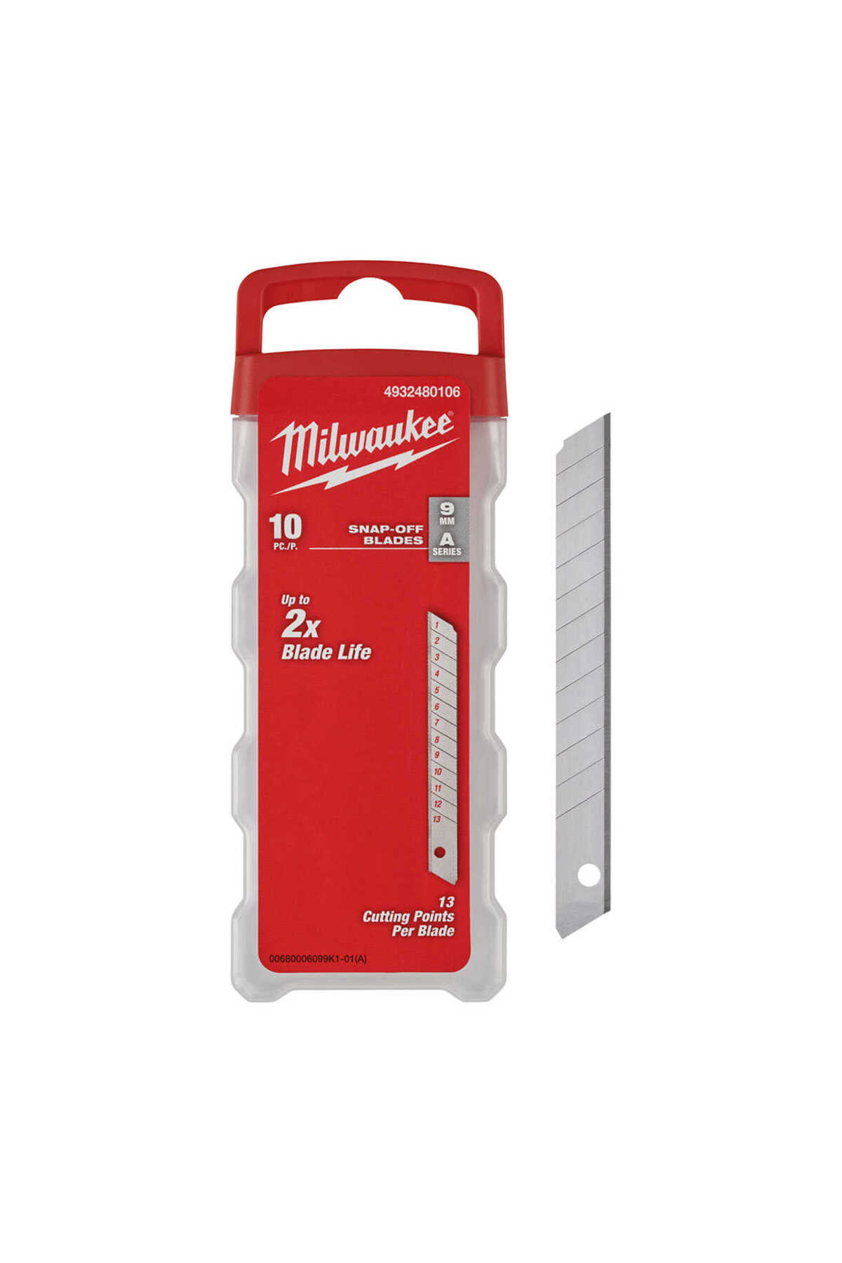 Ayarlı Maket Bıçağı Yedek 9 Mm PK(10)