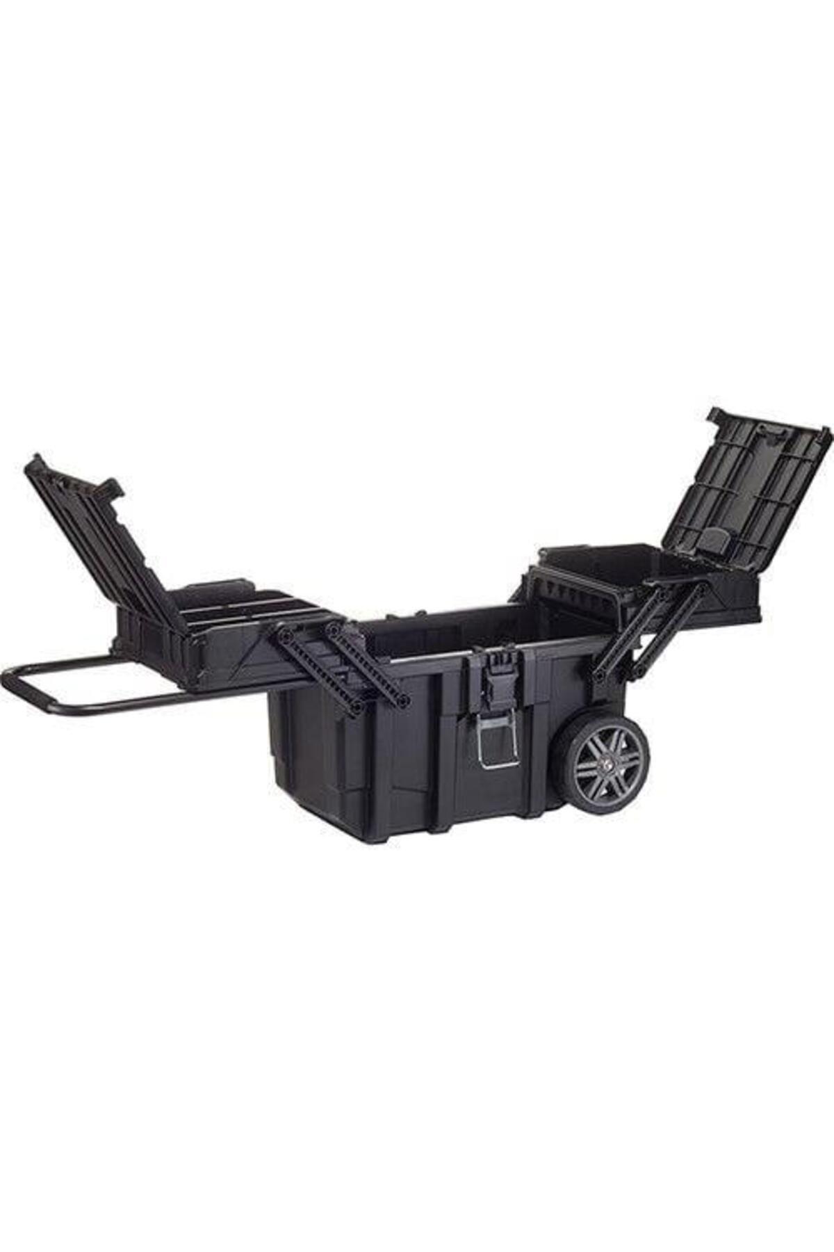 Husky Cantilever Job Box Konsol Kapak Tekerlekli Takım Sandığı 64,6 X 37,3 X 41
