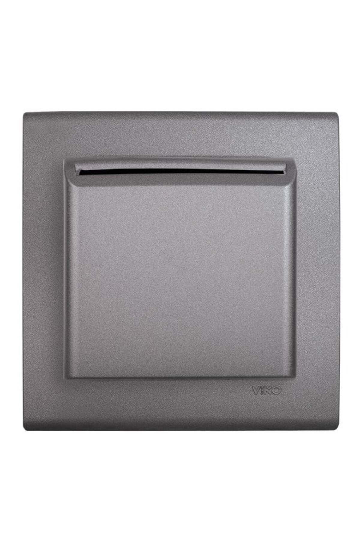 LİNNERA MEK.TUŞ ENERGY SAVER GECİKMELİ IŞIKLI GRANİT GRİSİ