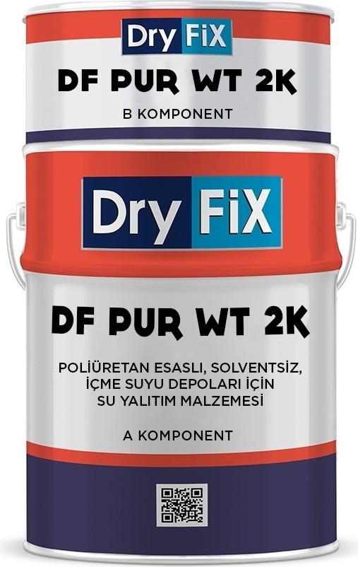 Df Pur Wt 2k Içme Suyu Depoları Için Pu Su Yalıtımı 24 Kg Set