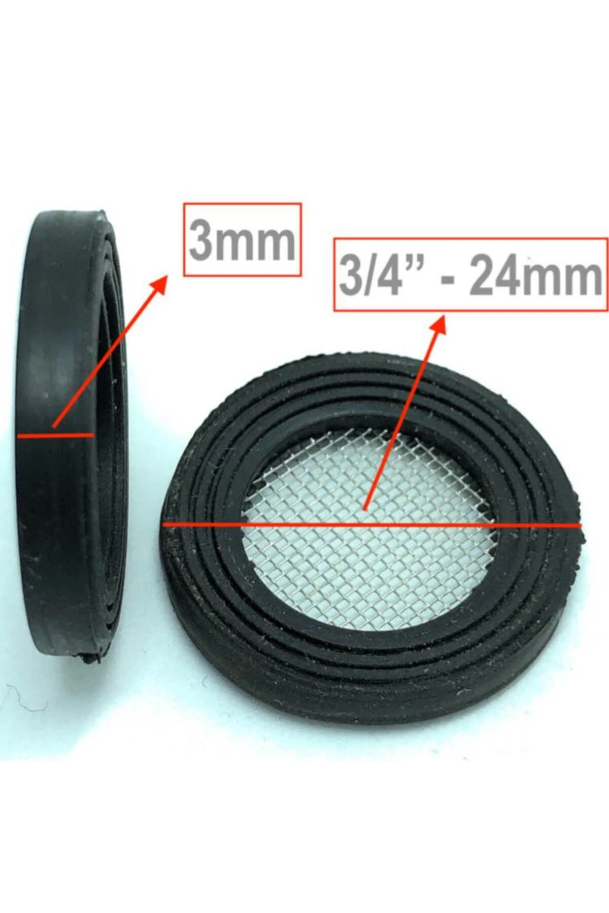 3/4" Filtreli Conta Süzgeç Orijinal Ürün