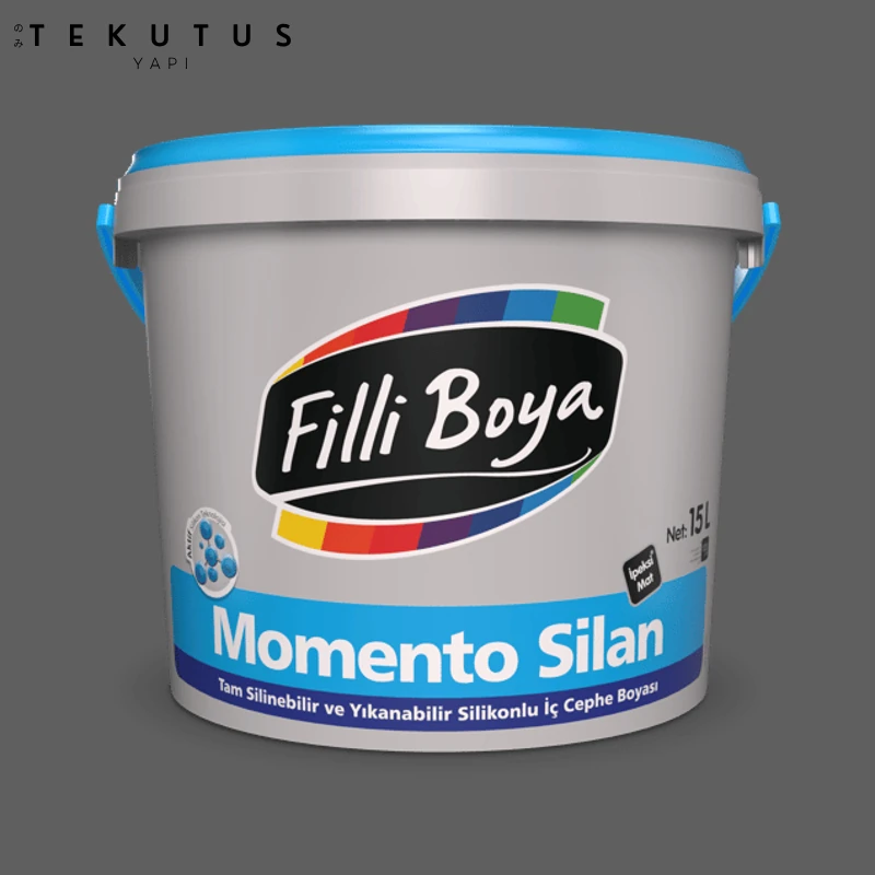 Momento Silan Silikonlu Iç Cephe Boyası 15 L Bazalt 25