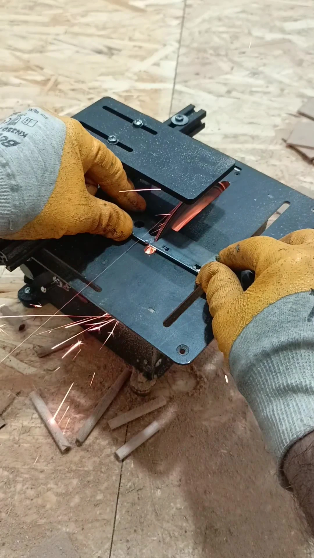 Mini Tezgah Tipi Daire Testere Ahşap Maket PlasTİK Pleksiglass Tesbih Kesim