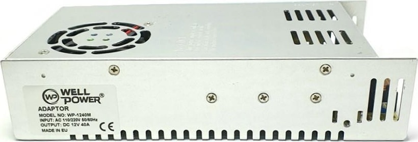12V 40A Adaptör Metal Kasa Fanlı