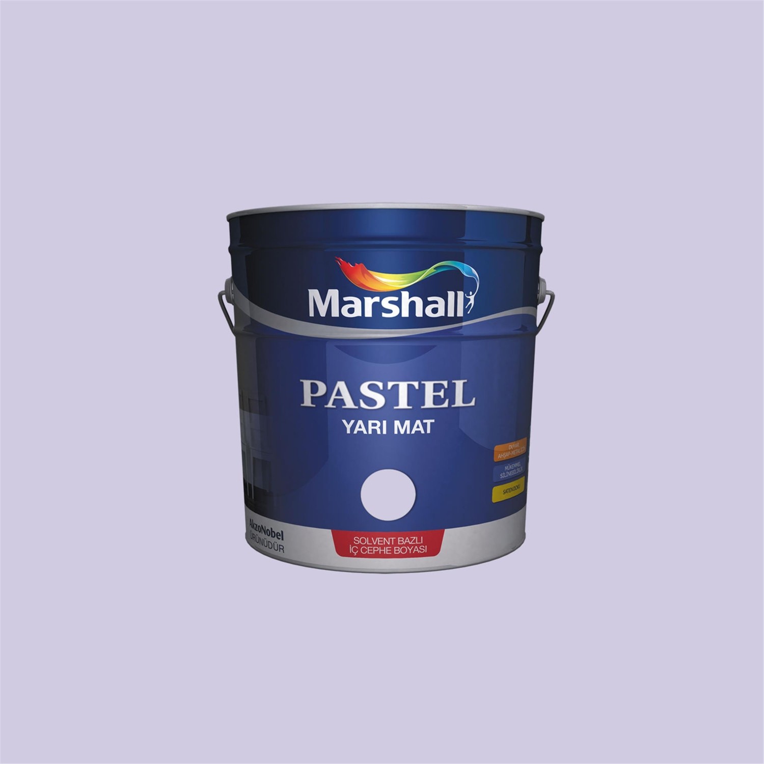 Lila 2,5 Litre Pastel Yarı Mat Solvent Bazlı Iç Cephe Boyası (MARSHALL.5599000)